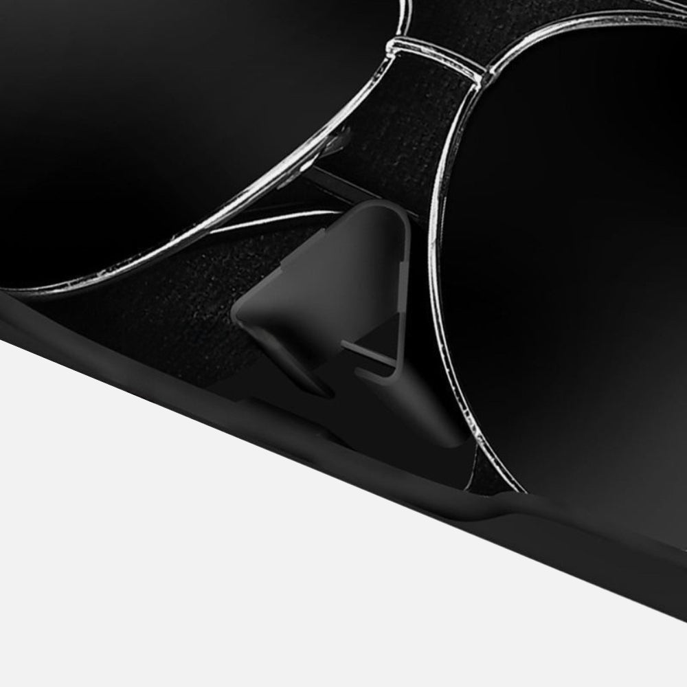 Multifunktionelt solbrilleetui til bilen